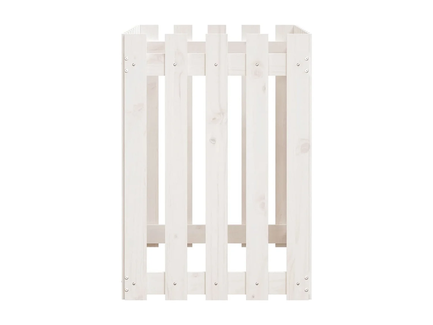 Lit surélevé de jardin design de clôture 100x50x70 pin massif