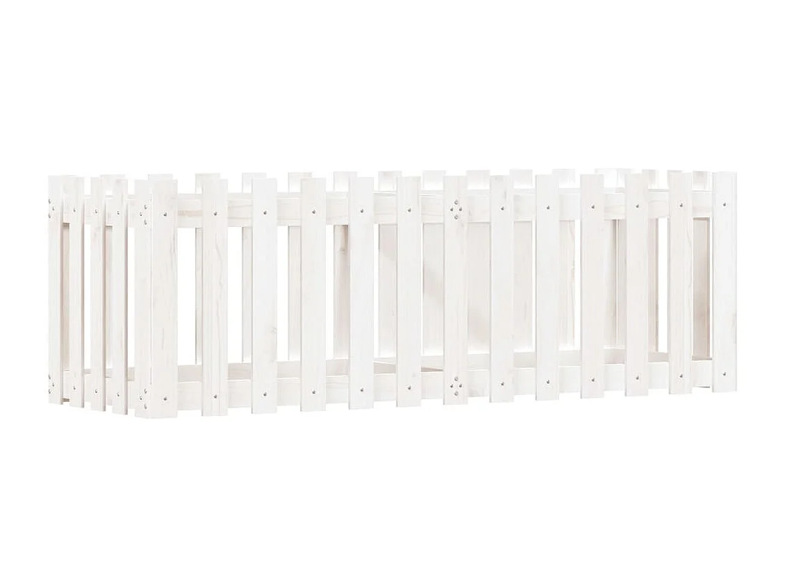 Lit surélevé de jardin design de clôture 150x50x50 pin massif