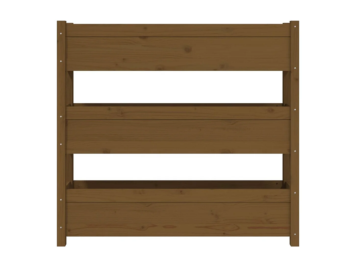 Jardinière Marron miel 112x25x104,5 Bois massif de pin