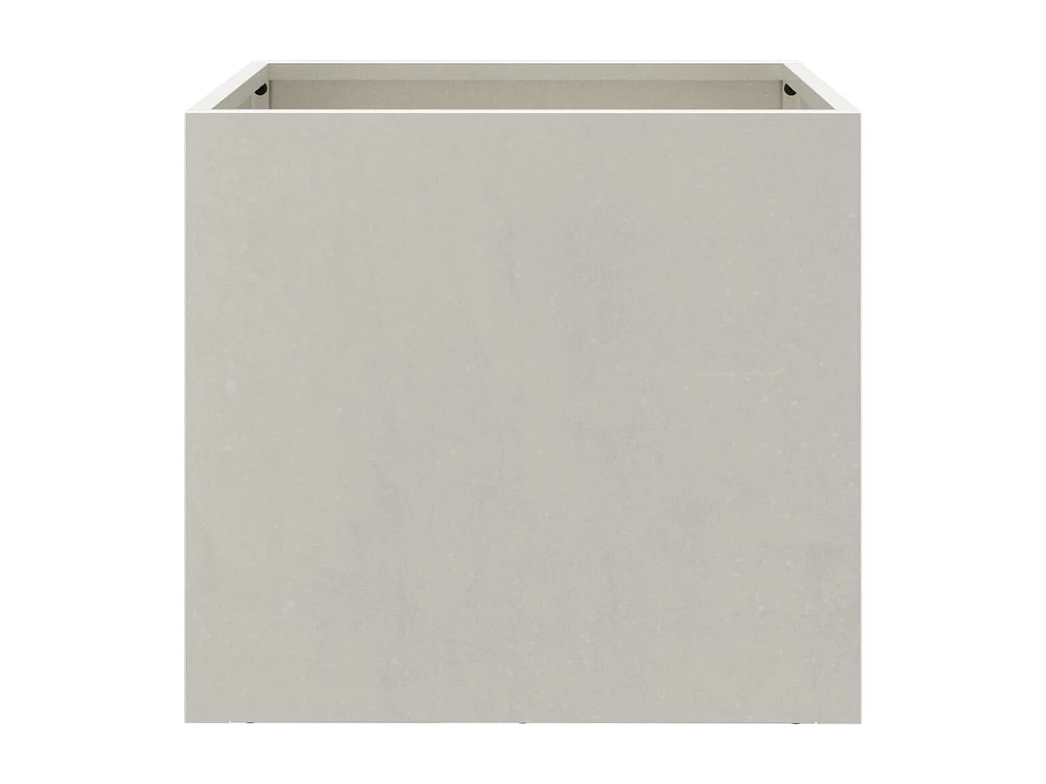 Jardinières 2 pcs argenté 32x30x29 acier inoxydable