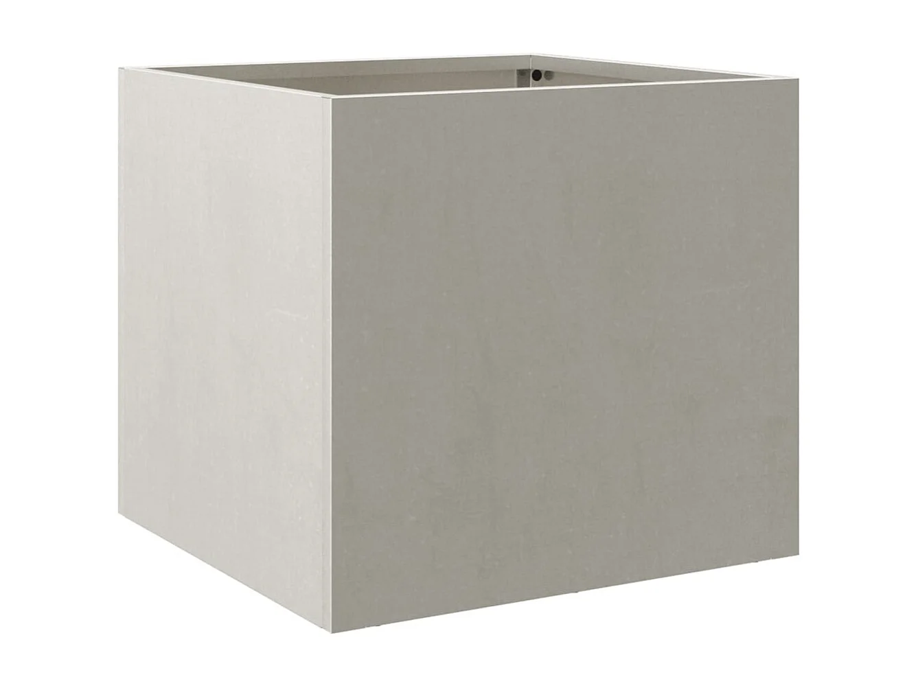 Jardinières 2 pcs argenté 32x30x29 acier inoxydable