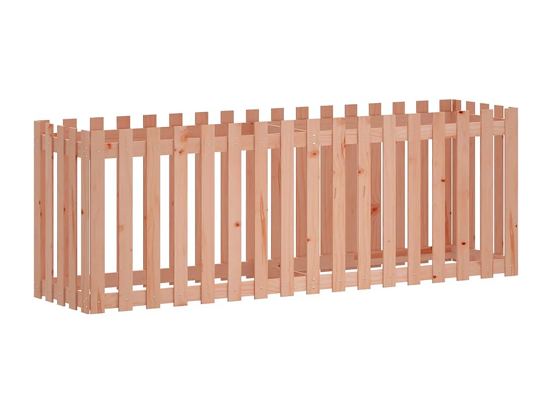 Lit surélevé de jardin design de clôture bois douglas massif