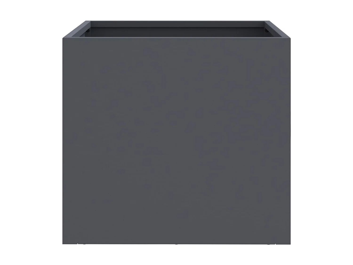 Jardinière anthracite 32x30x29 acier laminé à froid