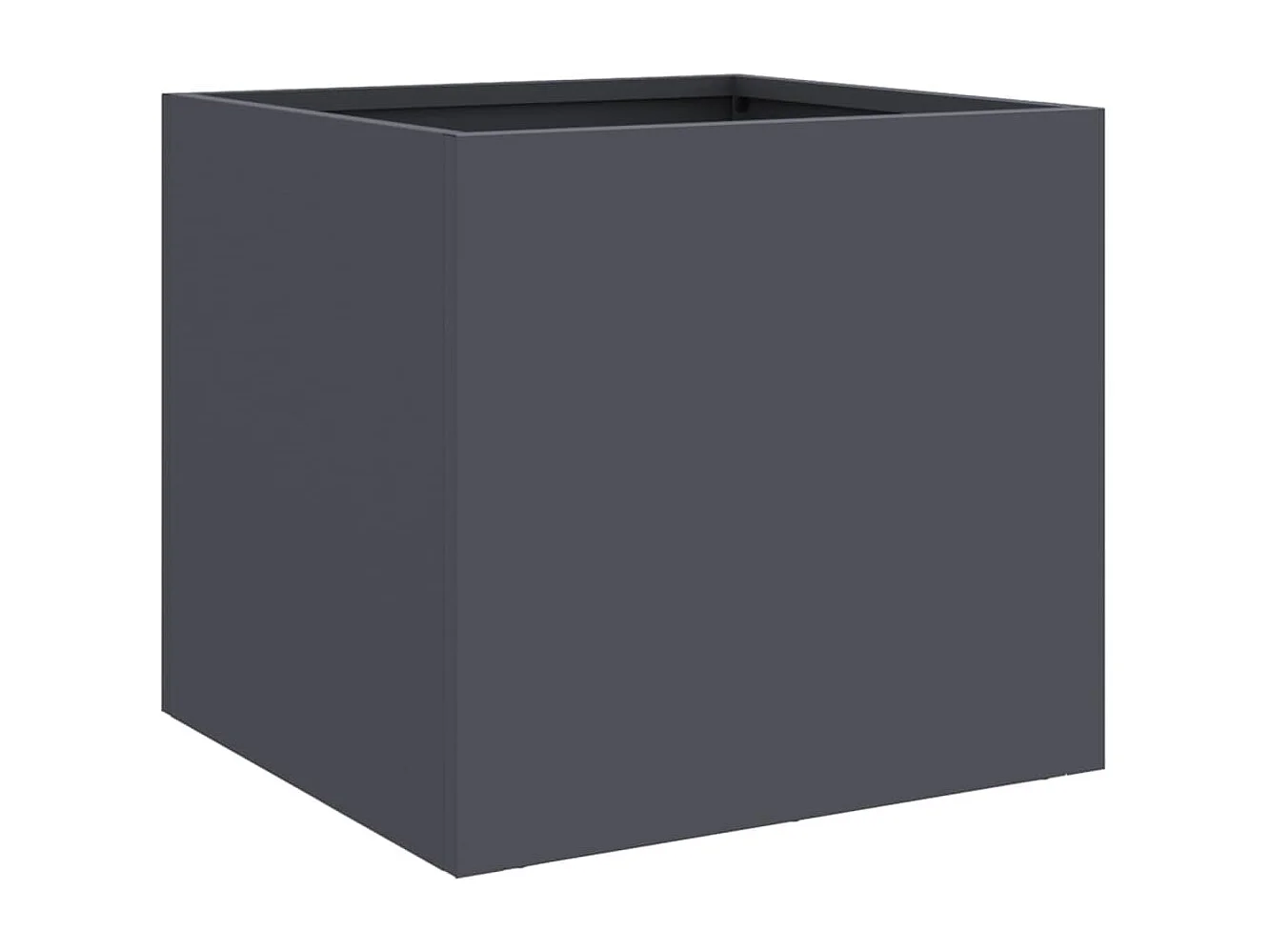 Jardinières 2 pcs anthracite 32x30x29 acier laminé à froid