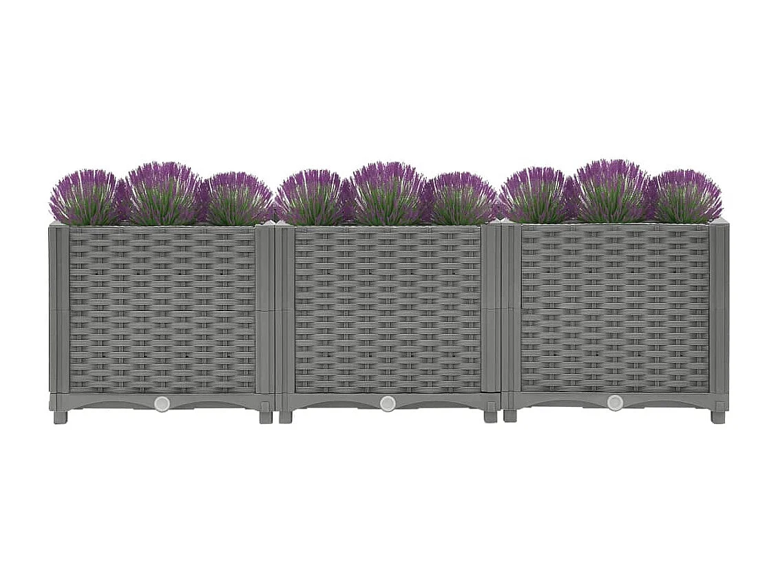 Lit surélevé 120x40x38 Polypropylène