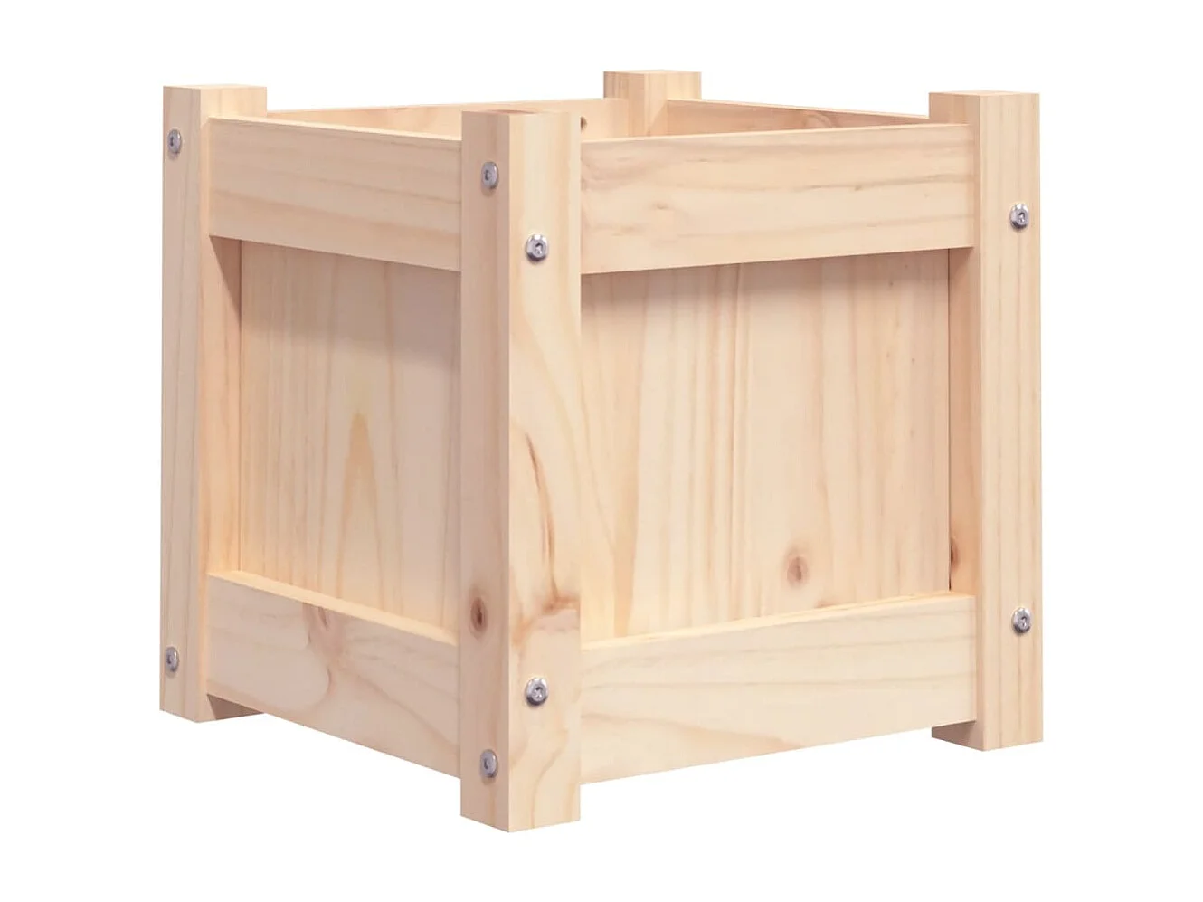 Jardinières 2 pcs bois de pin massif