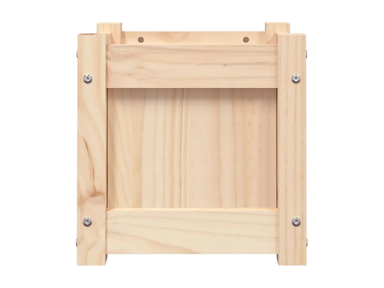 Jardinières 2 pcs bois de pin massif