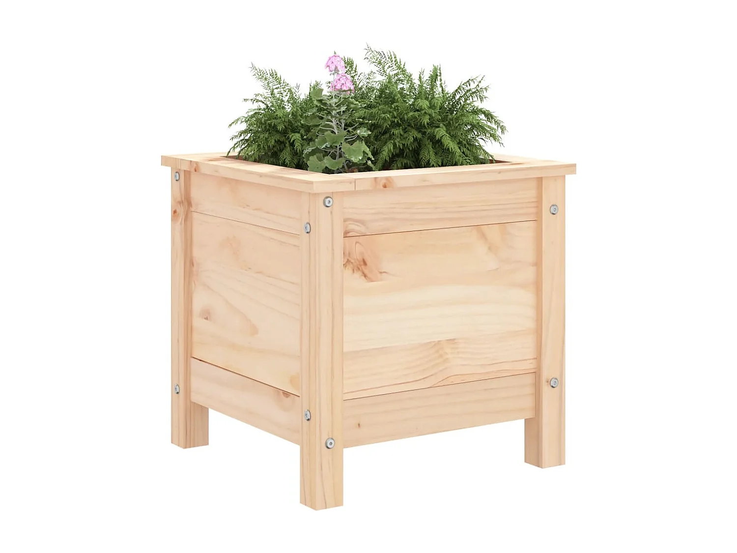 Jardinière 40x40x39 bois de pin massif