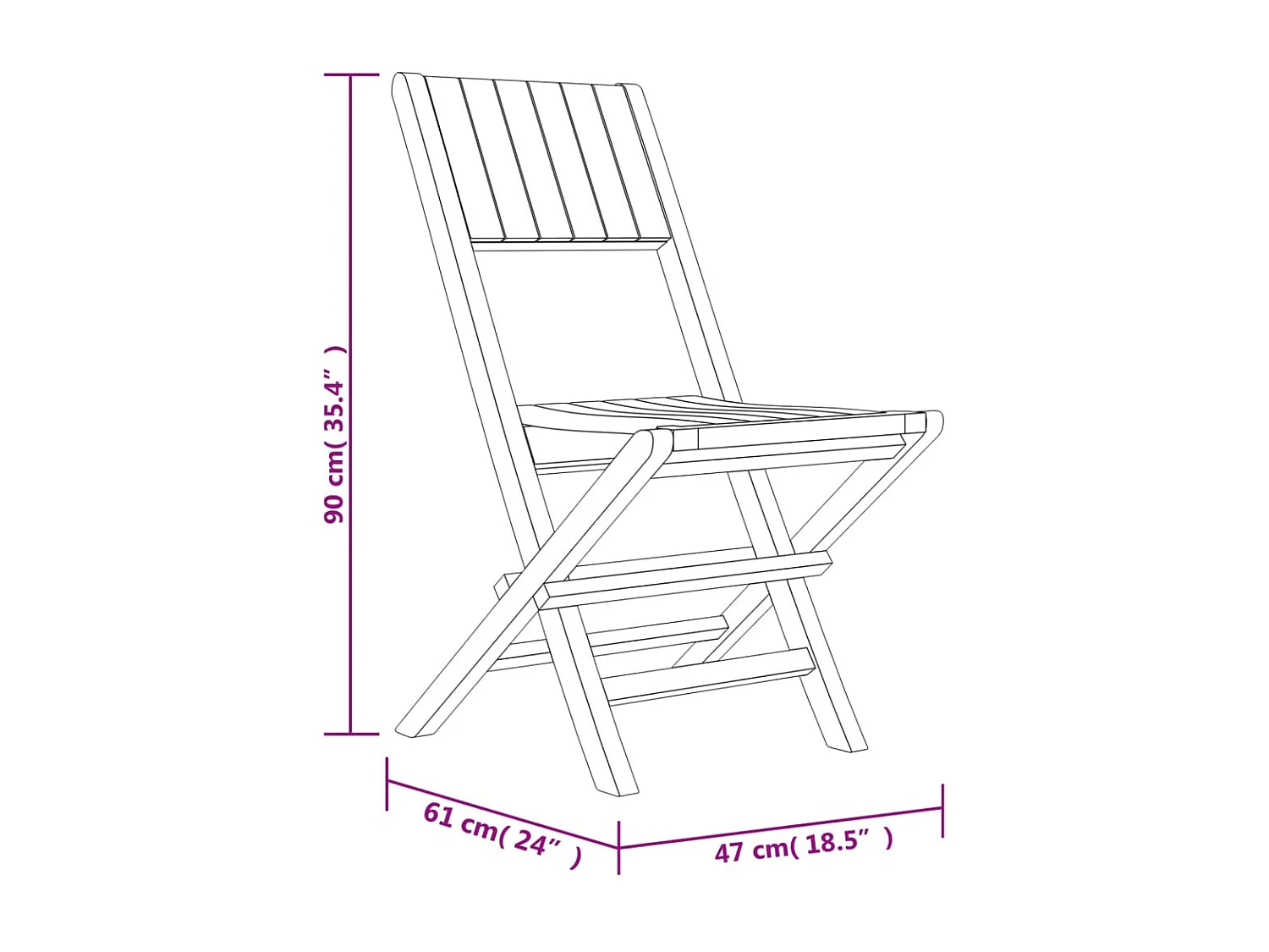 Ensemble à manger de jardin 7 pcs Bois de teck solide