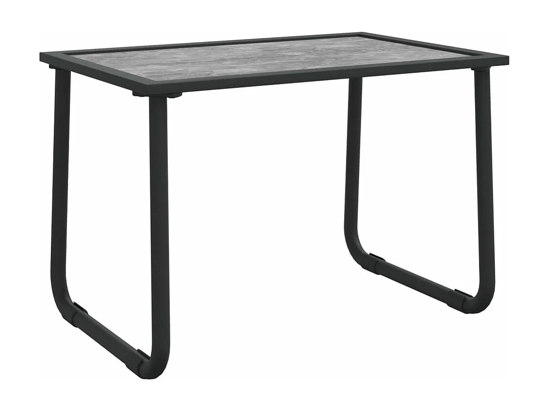 Salon de jardin avec coussins 3 pcs anthracite acier