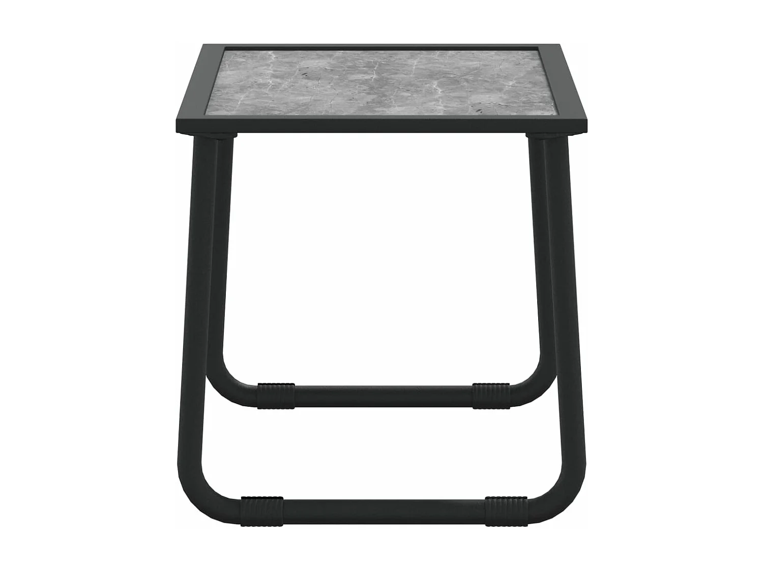 Salon de jardin avec coussins 3 pcs anthracite acier