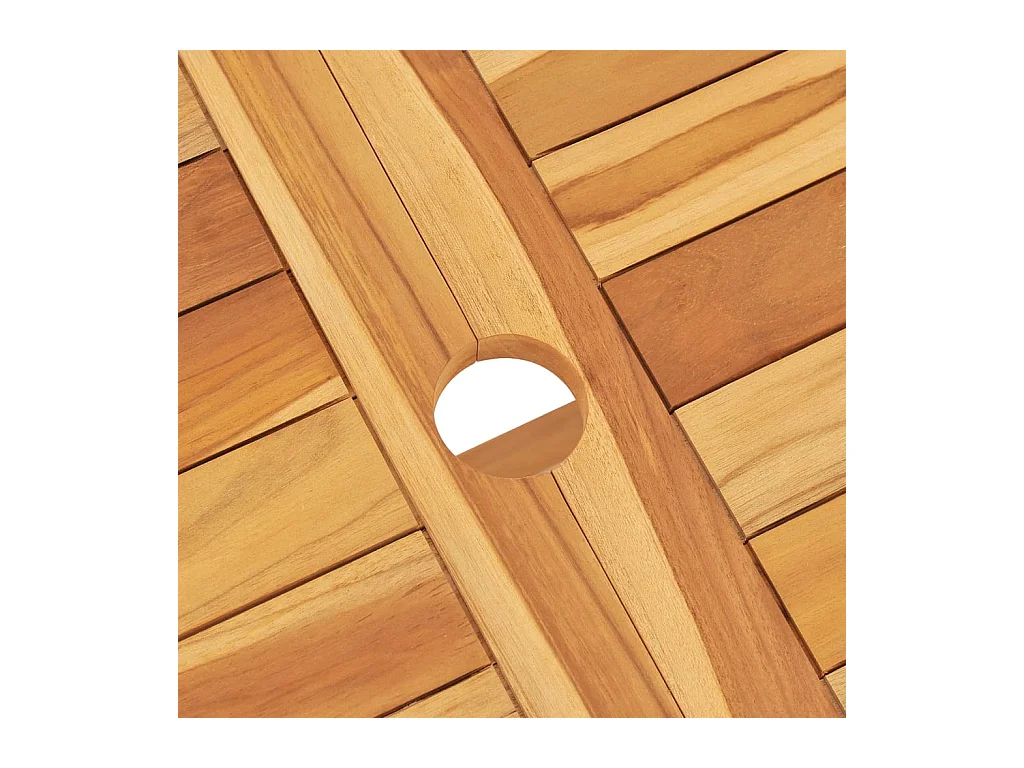Ensemble à manger de jardin 7 pcs Bois de teck solide