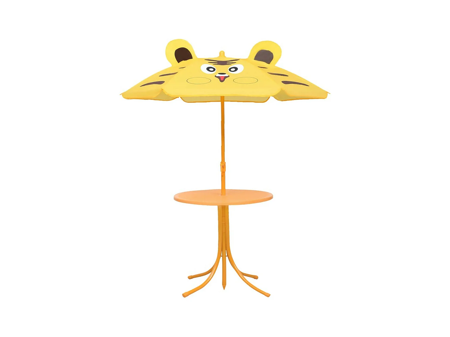 Jeu de bistro avec parasol pour enfants 3 pcs Jaune