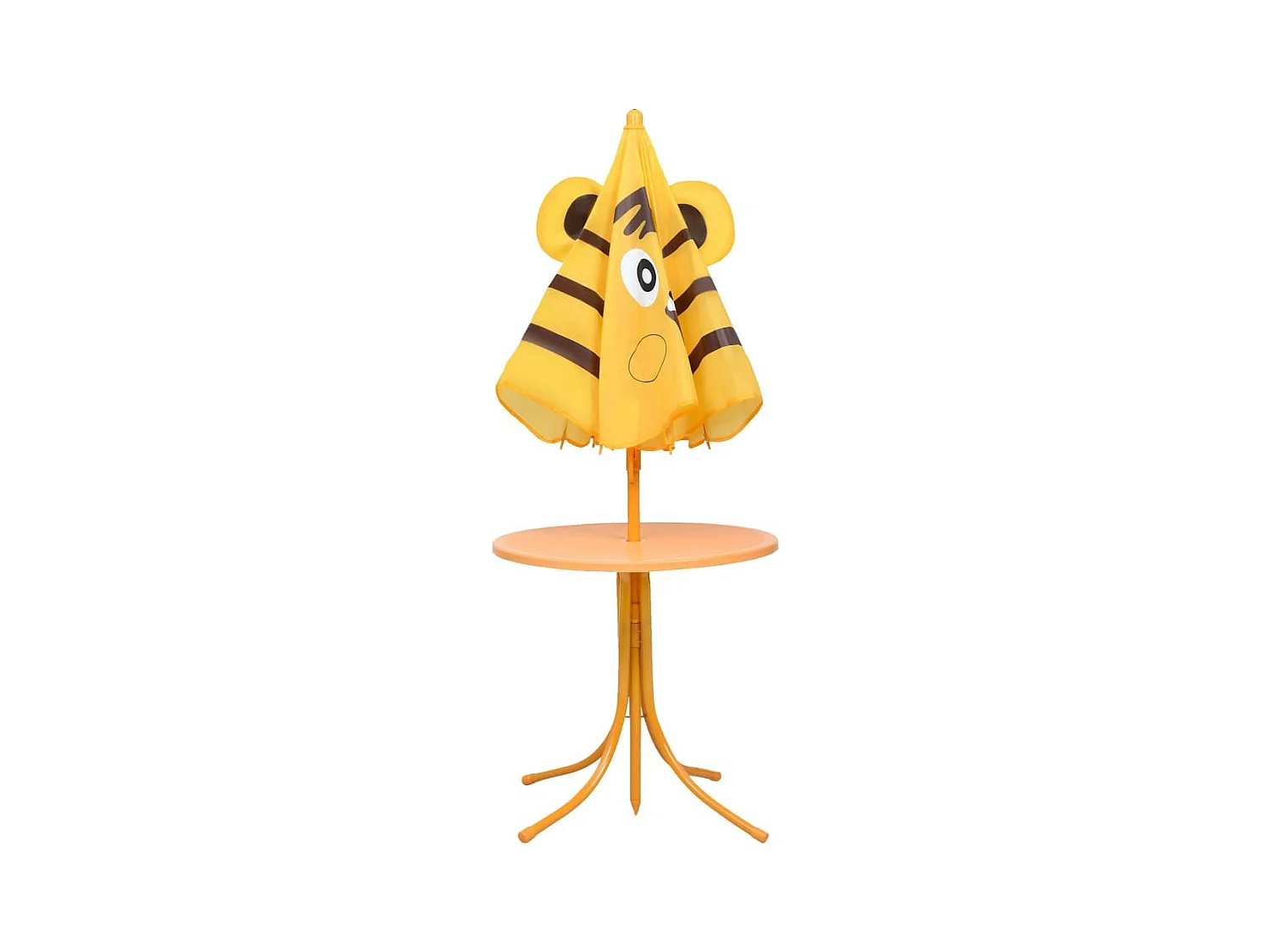 Jeu de bistro avec parasol pour enfants 3 pcs Jaune