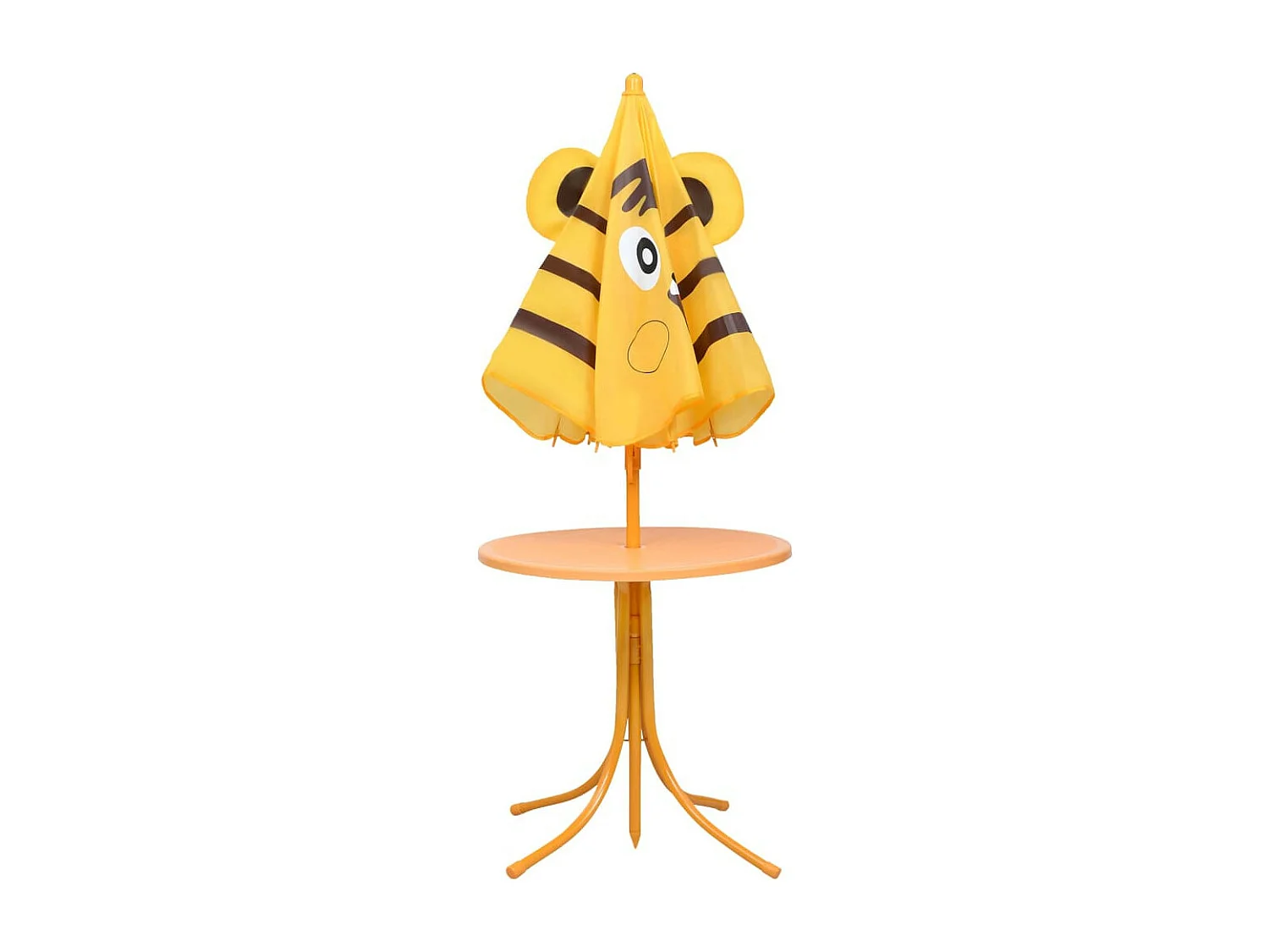 Jeu de bistro avec parasol pour enfants 3 pcs Jaune