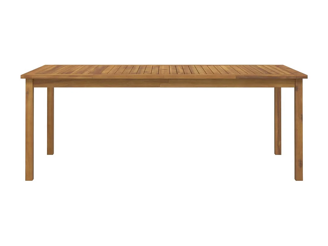 Ensemble à manger de jardin 7 pcs Bois d'acacia solide