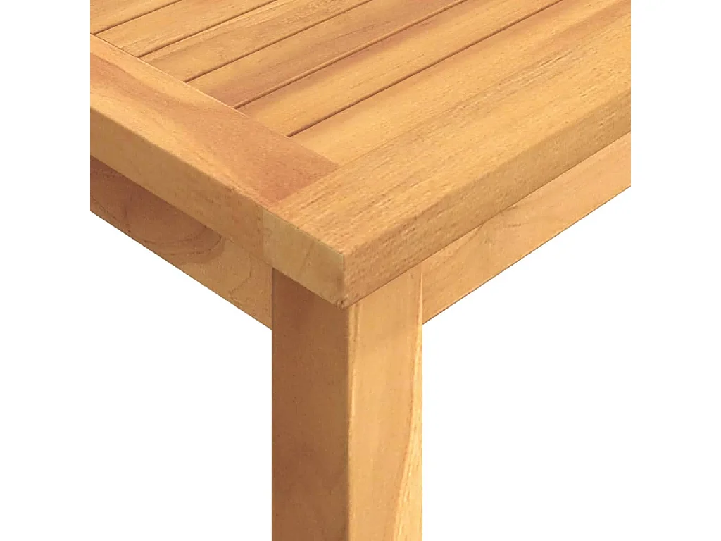 Ensemble à manger de jardin 9 pcs Bois de teck solide