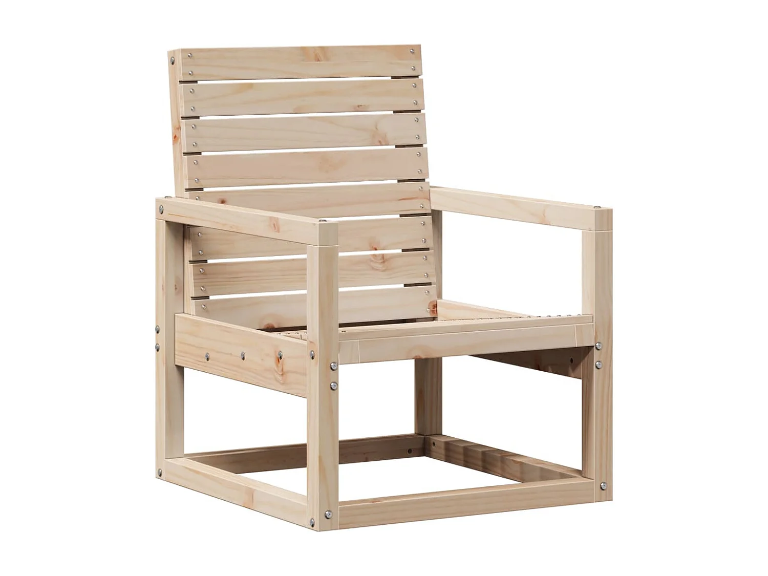 Salon de jardin 3 pcs bois massif de pin