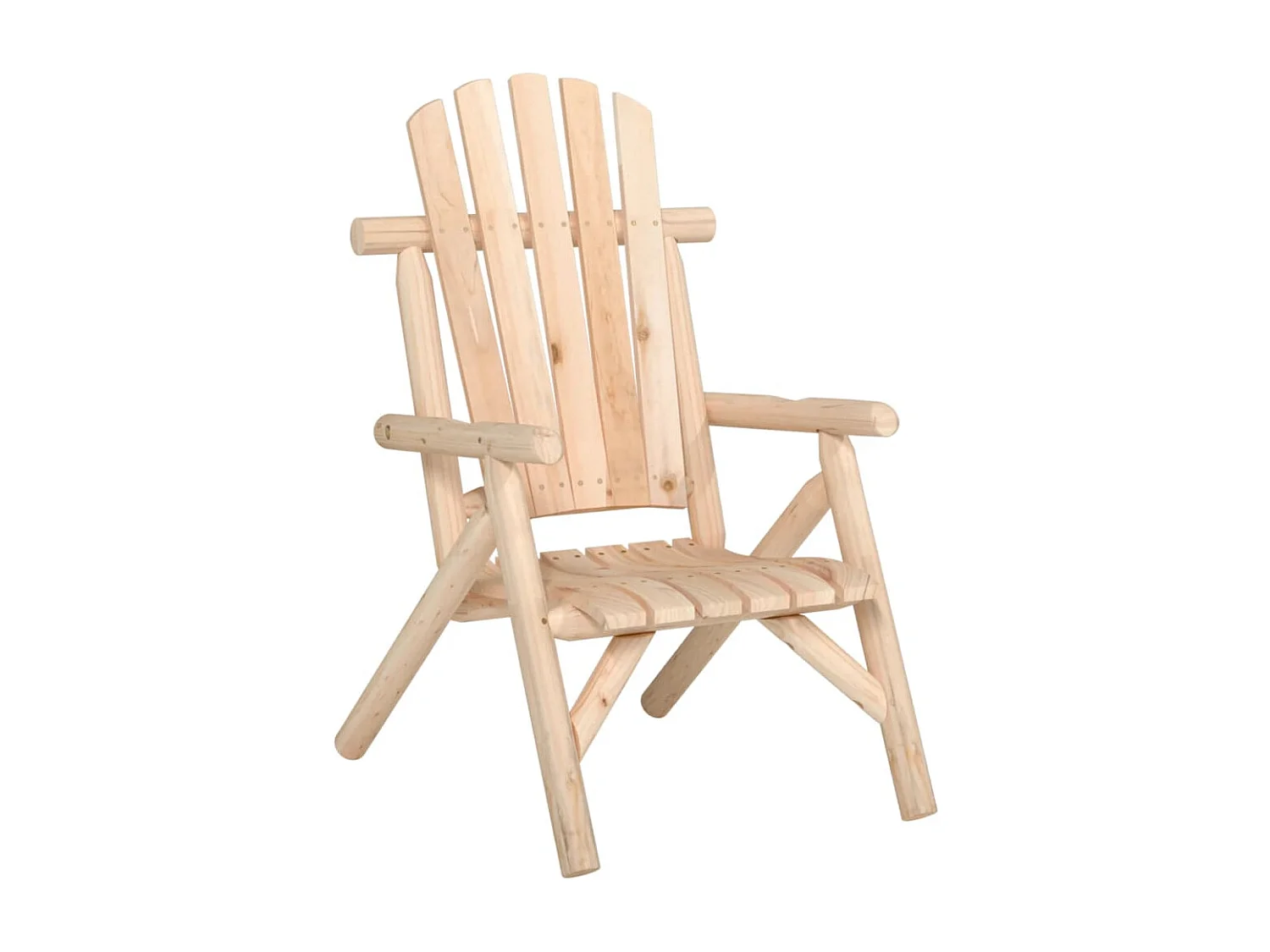 Ensemble de salon de jardin 3 pcs bois massif d'épicéa