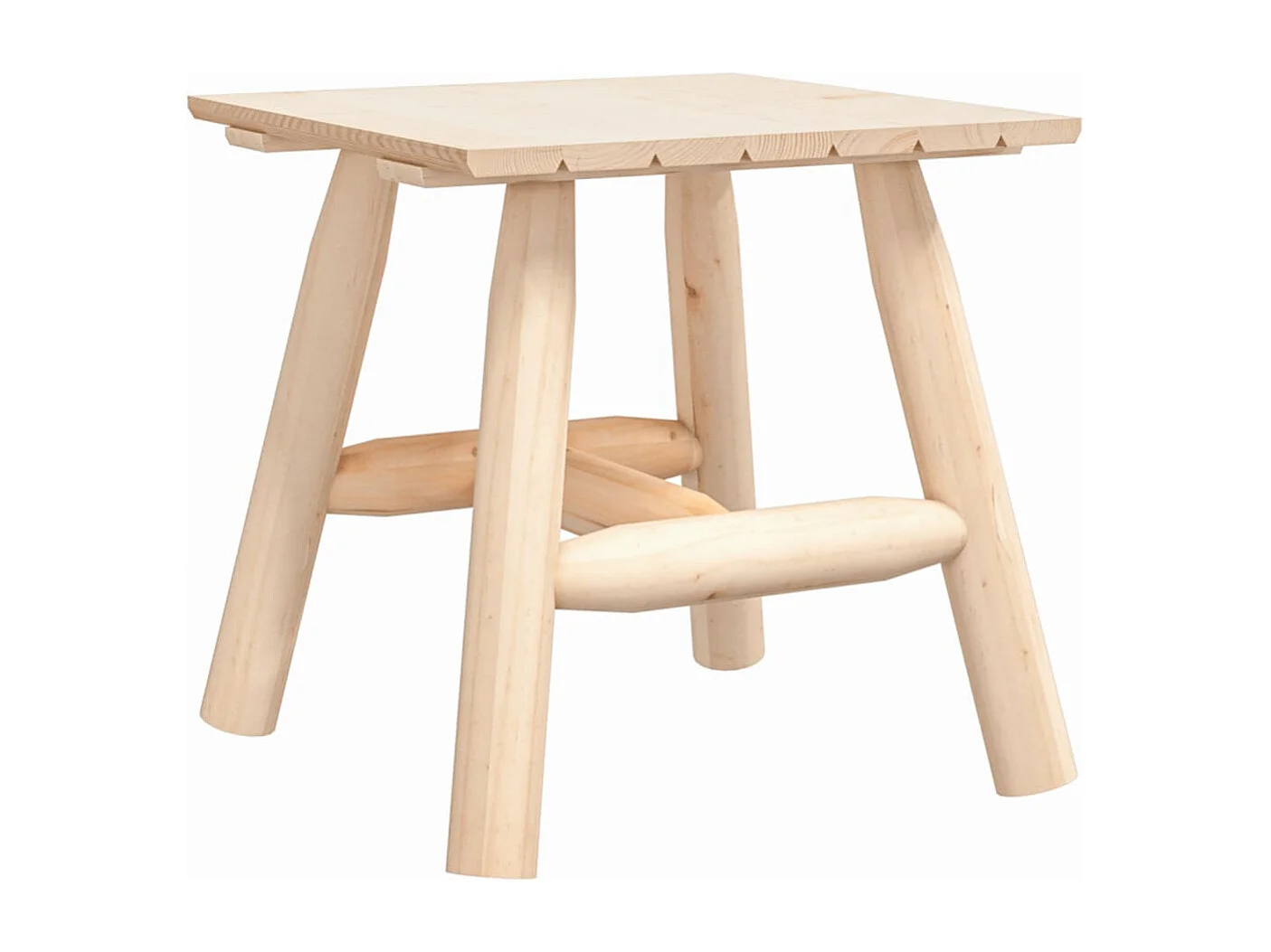 Ensemble de salon de jardin 3 pcs bois massif d'épicéa