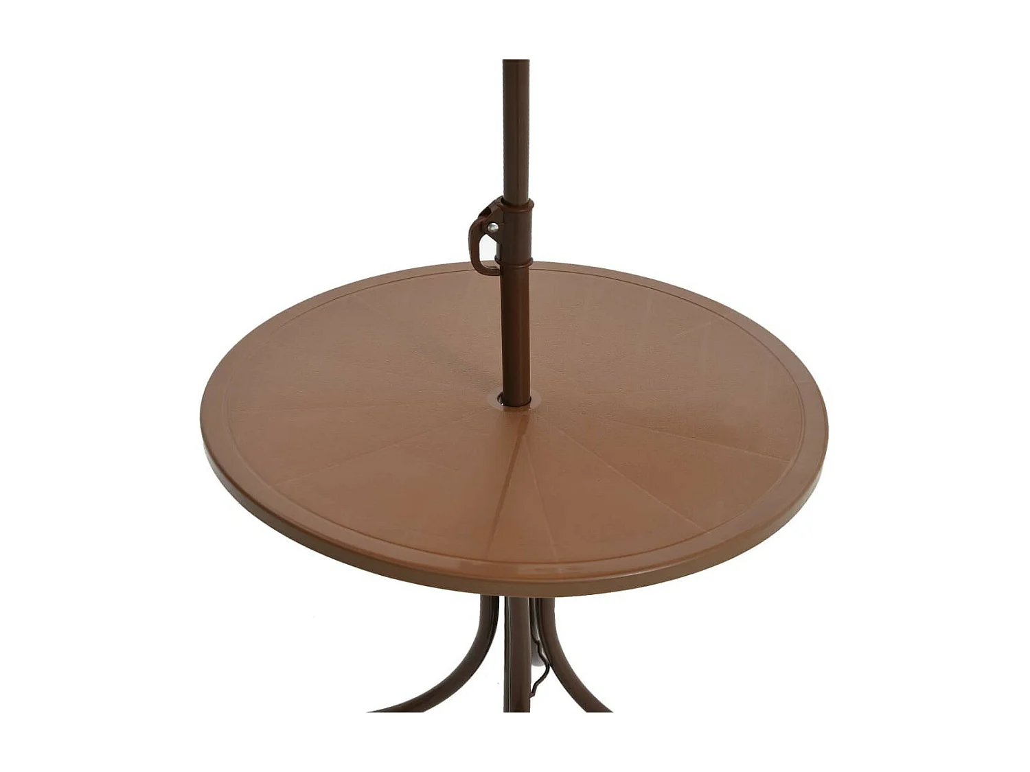 Jeu de bistro avec parasol pour enfants 3 pcs Marron