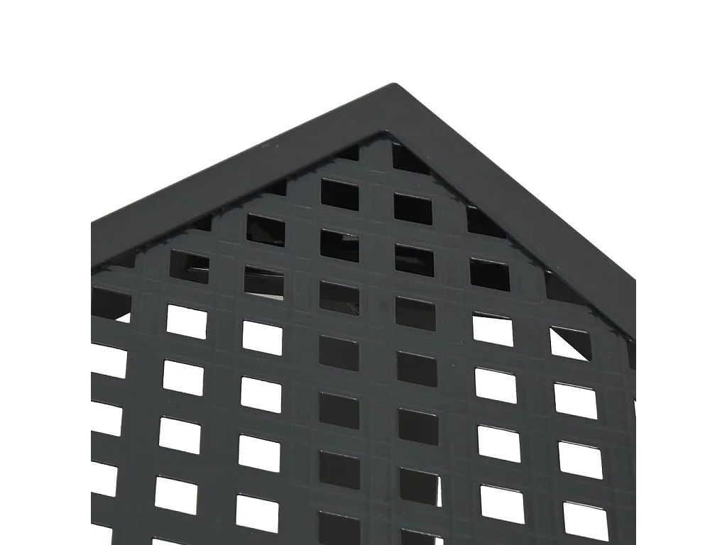 Ensemble à manger de jardin 5 pcs anthracite acier