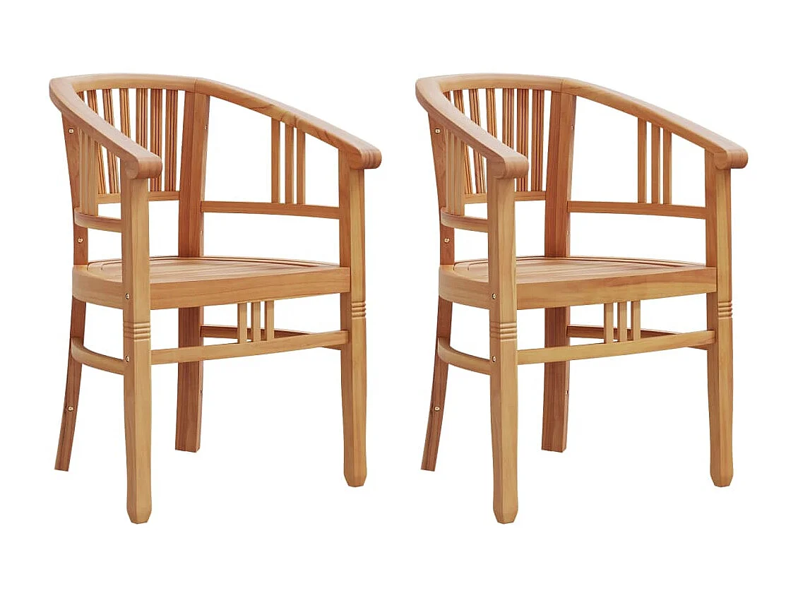 Ensemble à manger de jardin 3 pcs Bois de teck massif