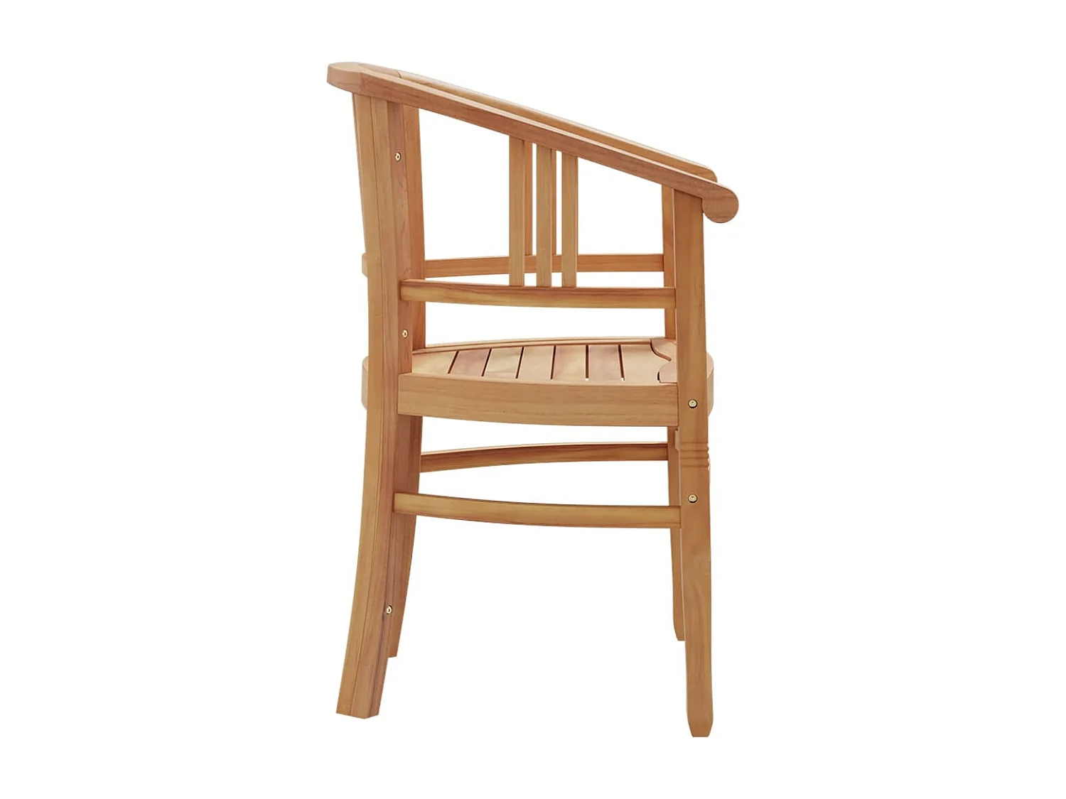 Ensemble à manger de jardin 3 pcs Bois de teck massif