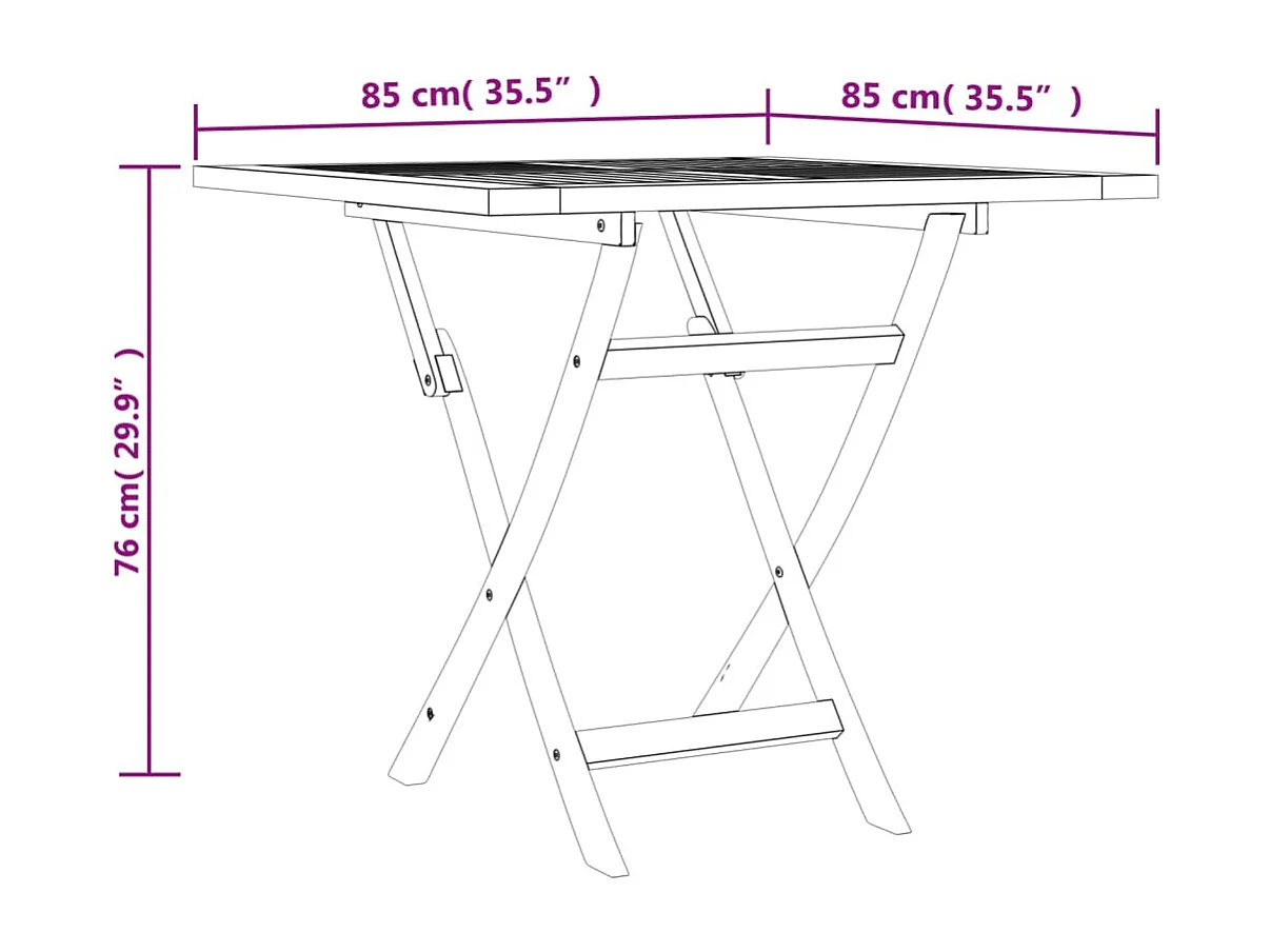 Ensemble à manger de jardin 5 pcs Bois de teck massif