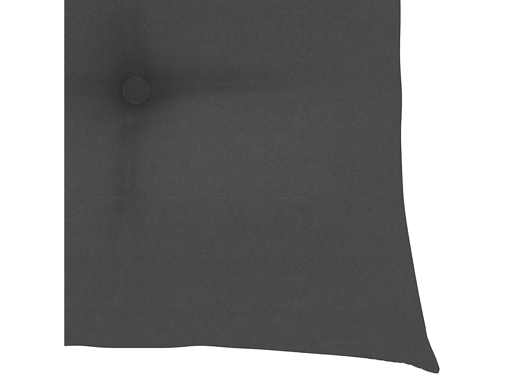 Chaises de jardin avec table à thé et coussins Acacia solide 9