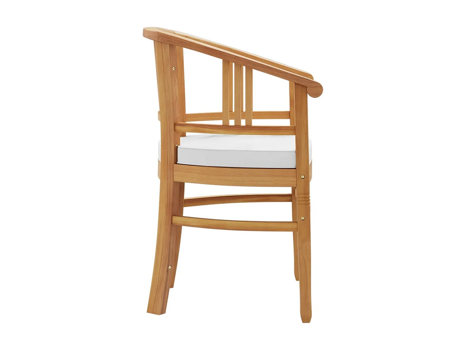 Ensemble à manger de jardin 3 pcs Bois de teck massif