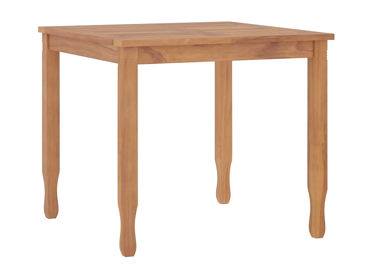 Ensemble à manger de jardin 5 pcs Bois de teck massif