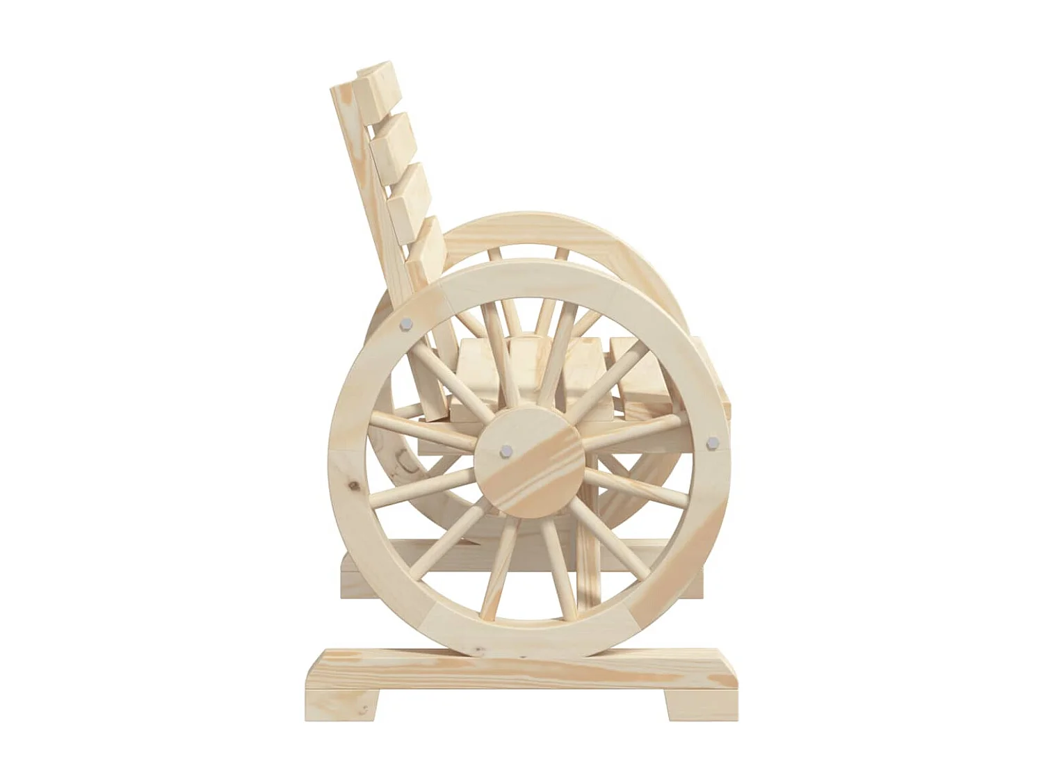 Salon de jardin 3 pcs bois de sapin massif