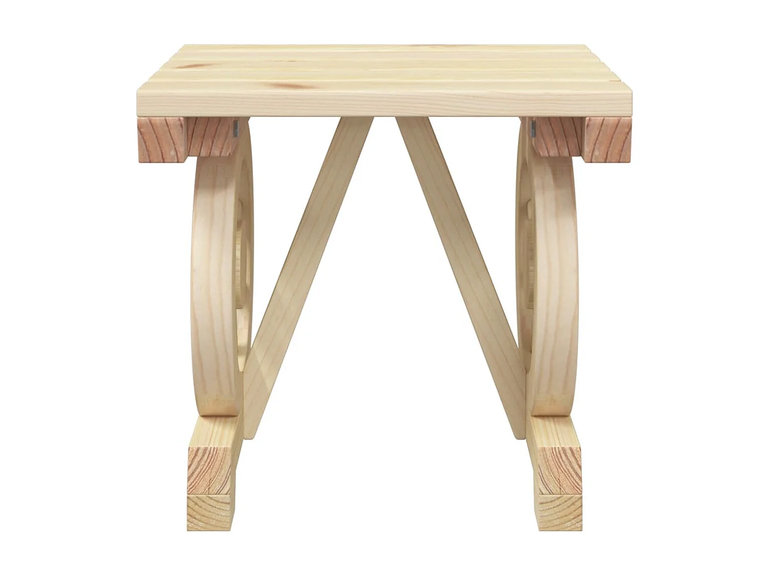 Salon de jardin 3 pcs bois de sapin massif