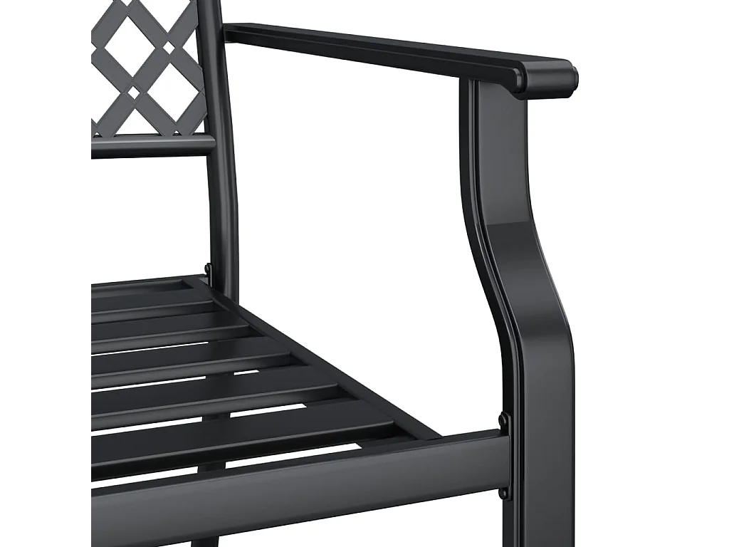 Ensemble à manger de jardin 5 pcs anthracite acier