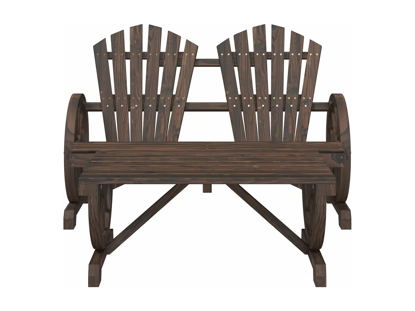 Salon de jardin 4 pcs bois de sapin massif