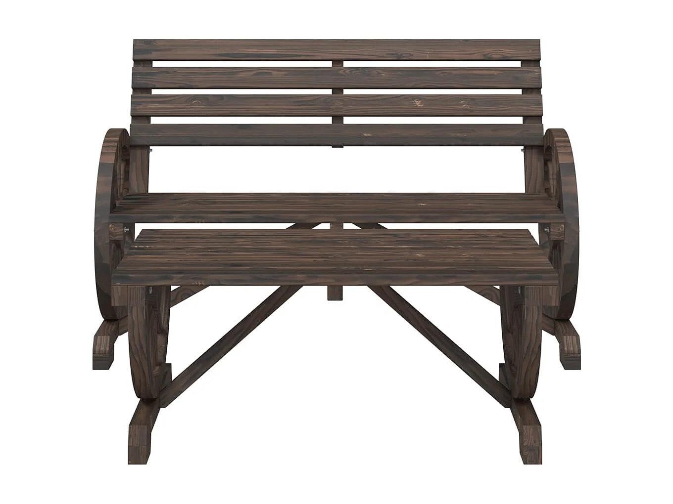 Salon de jardin 4 pcs bois de sapin massif