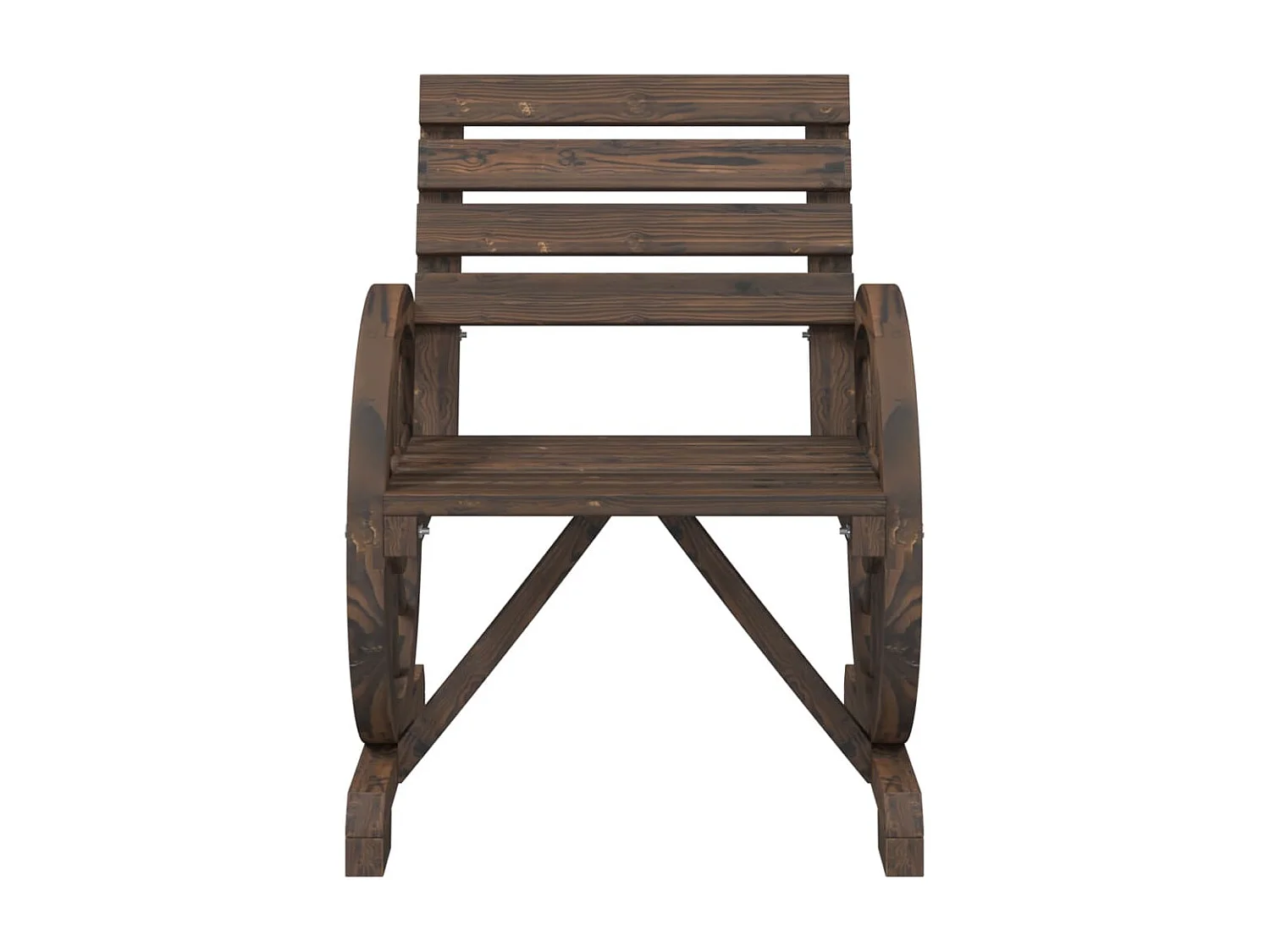 Salon de jardin 4 pcs bois de sapin massif