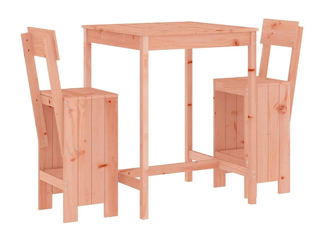 Ensemble de bar de jardin 3 pcs bois massif de Douglas