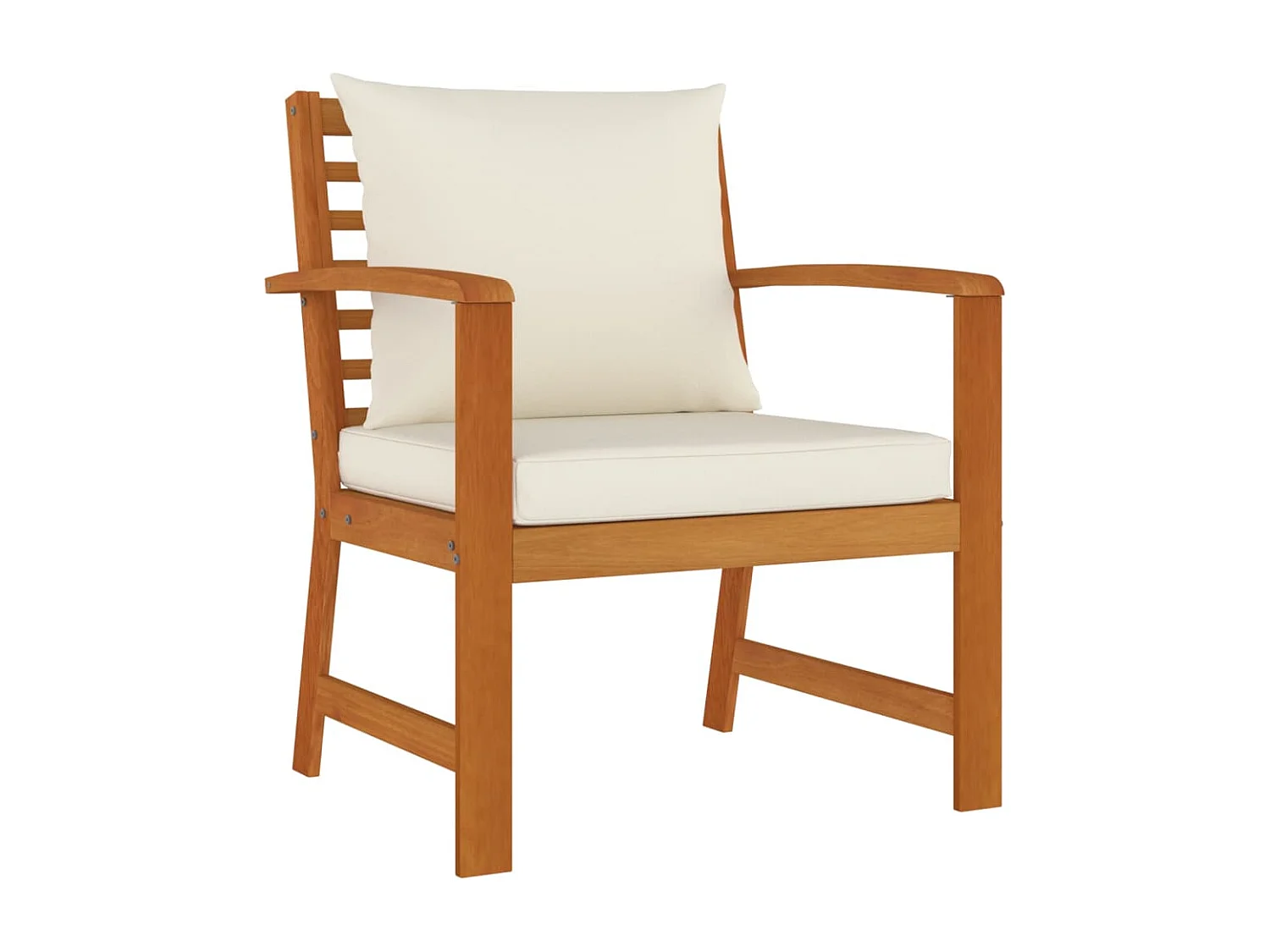 Ensemble de salle à manger de jardin coussins 9 pcs Bois acacia