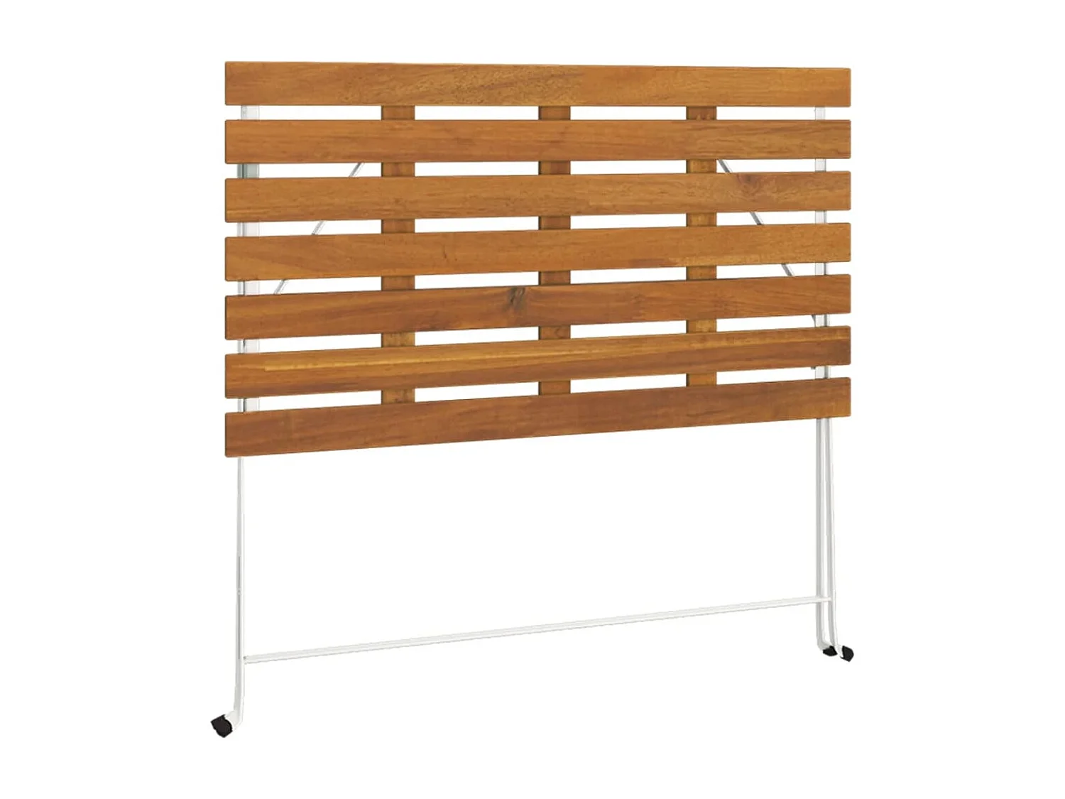 Ensemble de bistro pliable 7 pcs bois d'acacia solide et acier