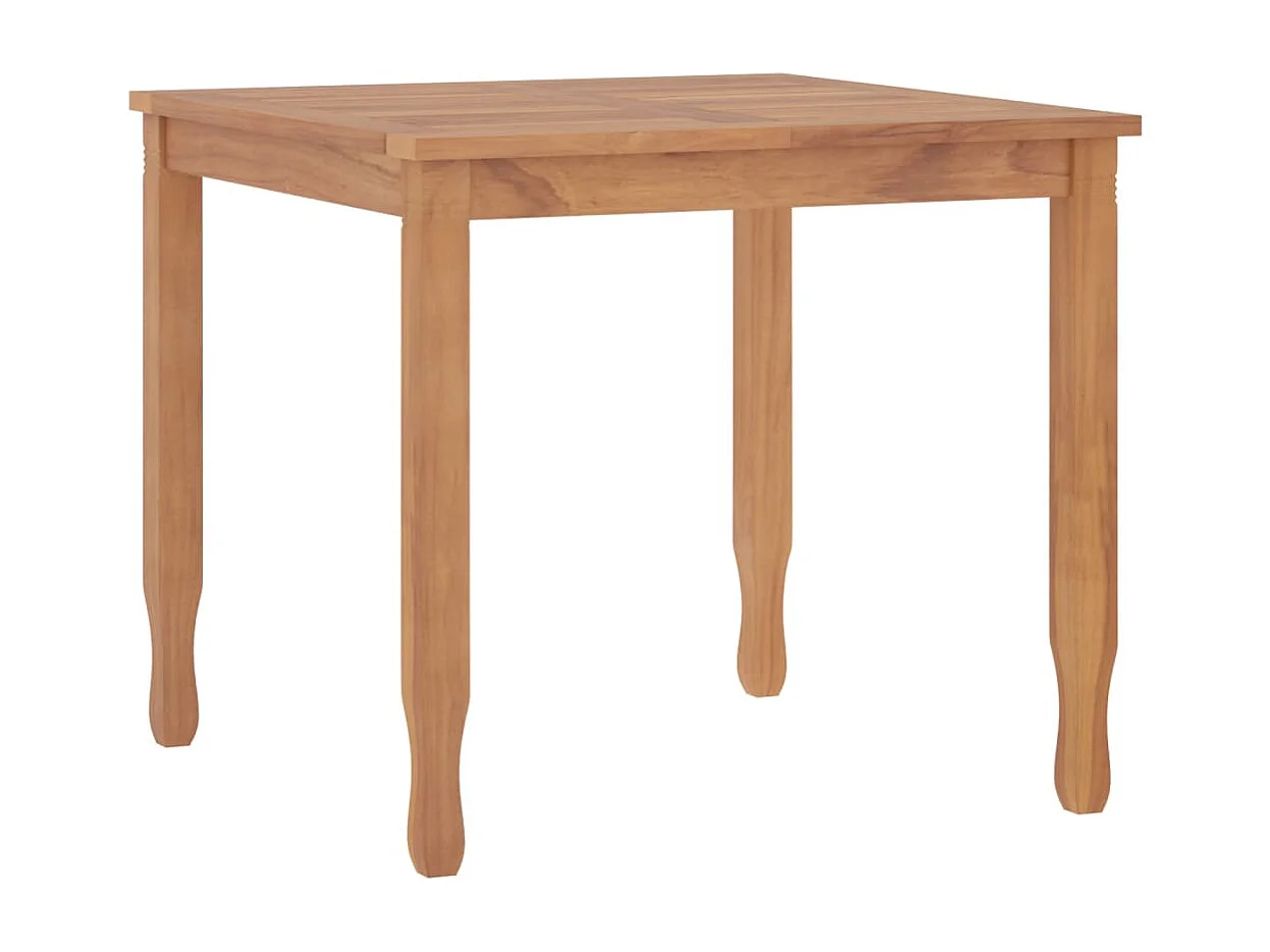 Ensemble à manger de jardin 5 pcs Bois de teck massif