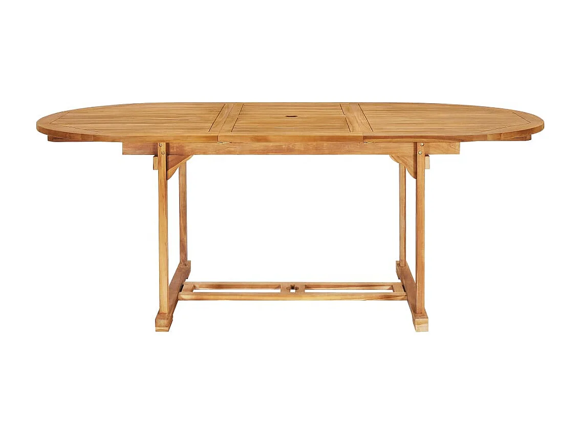 Salon de jardin 7 pcs Bois de teck massif 4