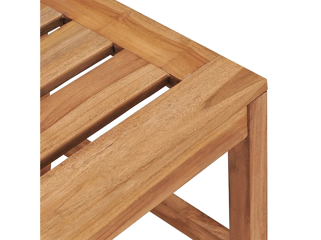 Ensemble à manger de jardin 5pcs Bois de teck massif