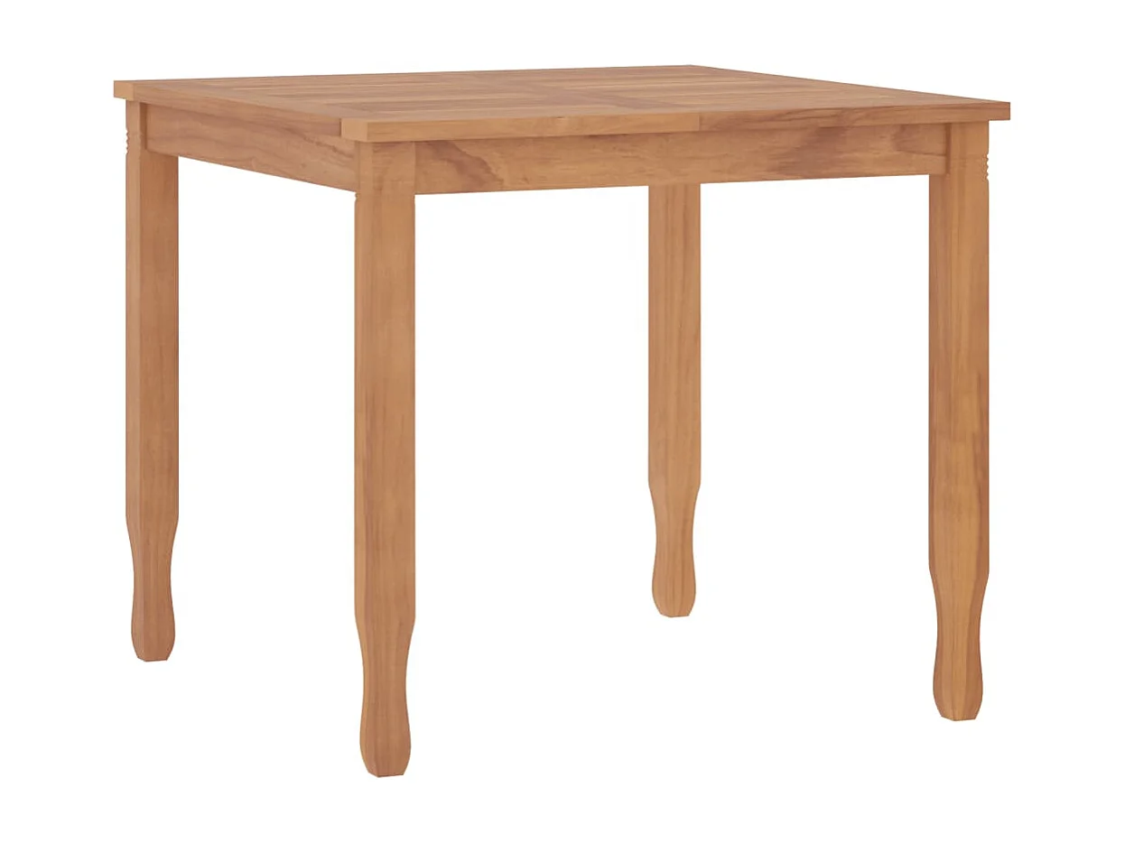 Ensemble à manger de jardin 3 pcs Bois de teck massif