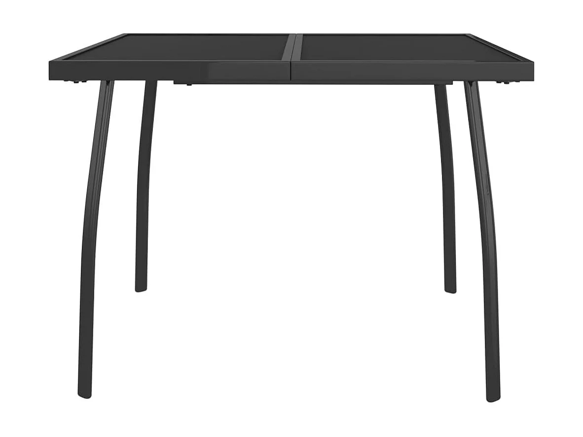 Ensemble à manger de jardin 5 pcs anthracite métal maille