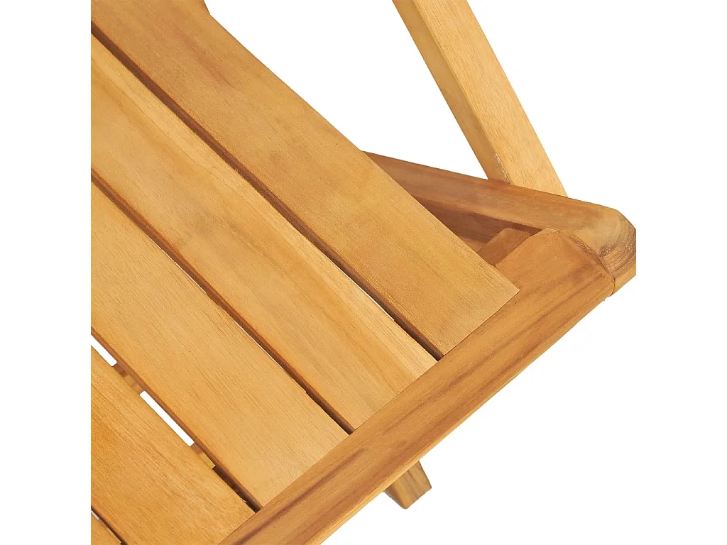 Ensemble à manger de jardin 5 pcs Bois de teck massif