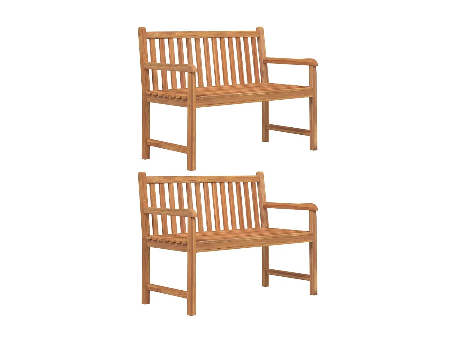 Ensemble à manger de jardin 5pcs Bois de teck massif