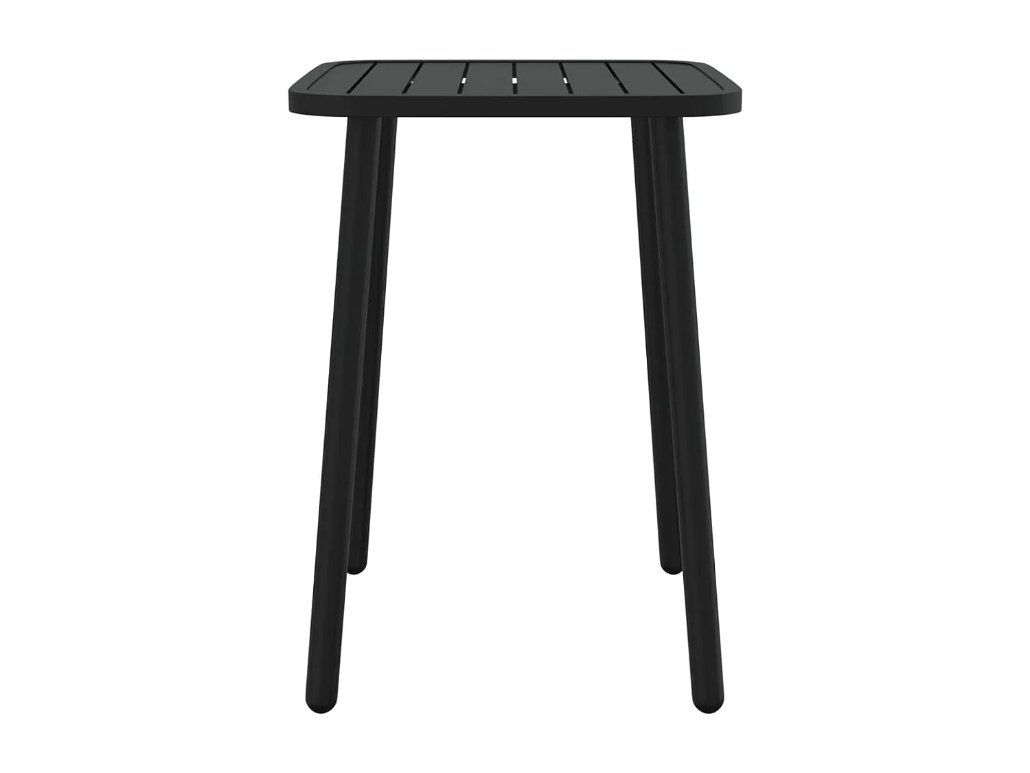 Ensemble à manger de jardin 5 pcs anthracite acier