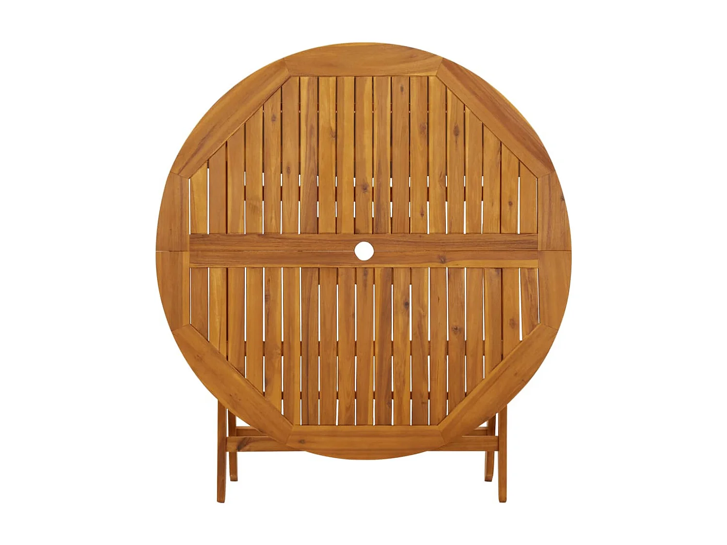 Ensemble de salle à manger de jardin 5 pcs bois d'acacia solide